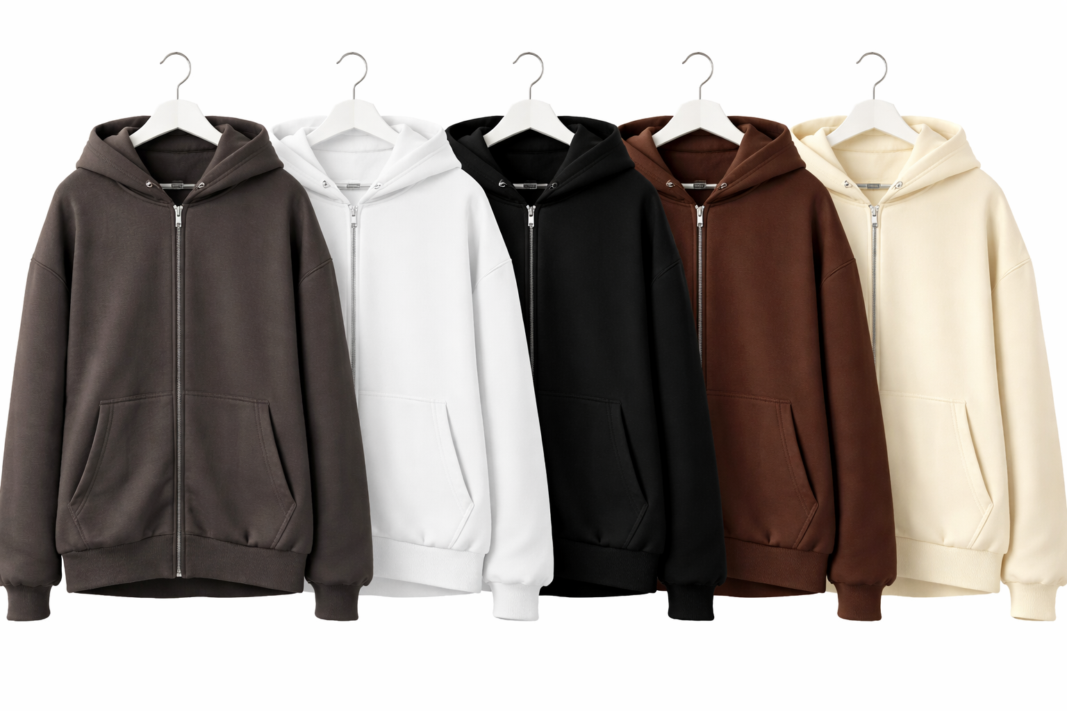 ZIPPER HOODIES